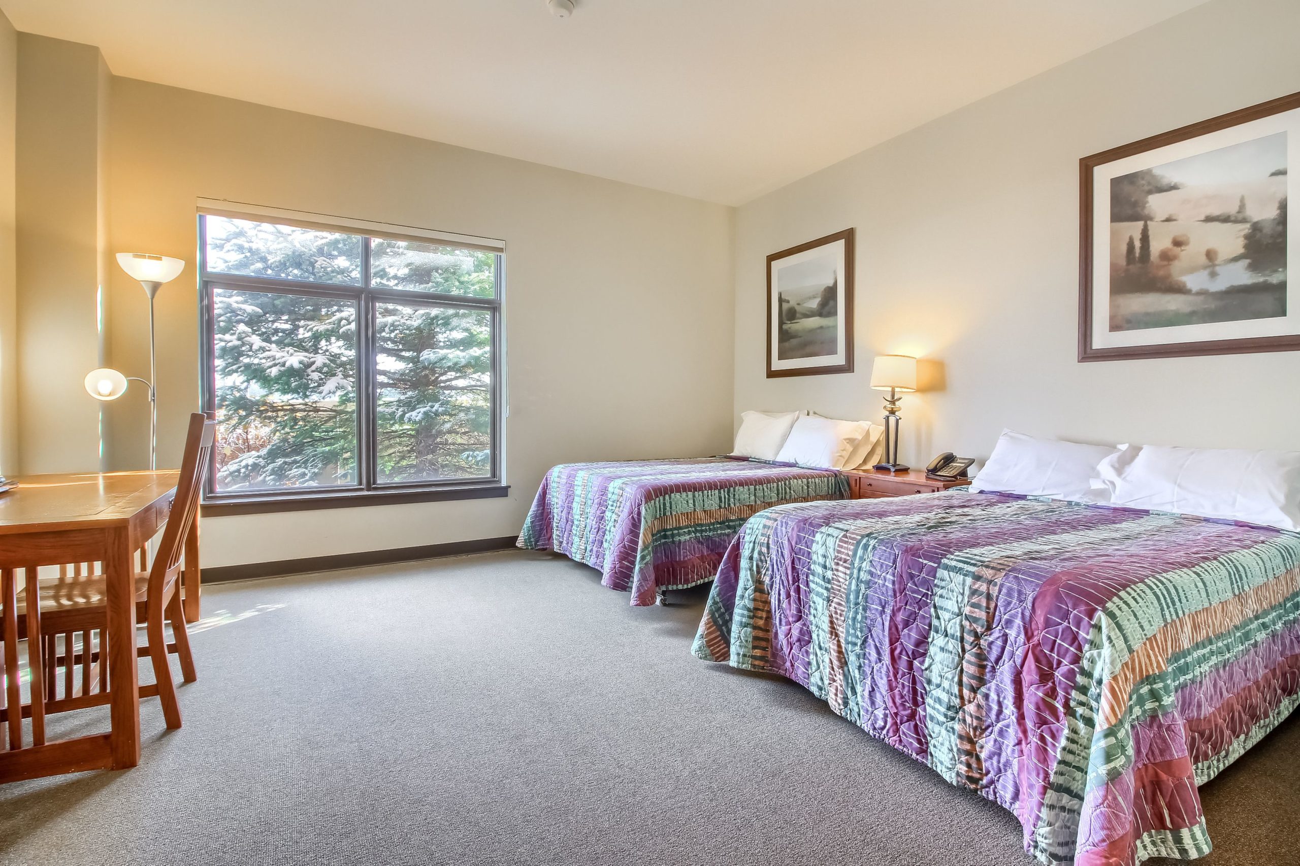 Guest bedroom in the Aurora Ronald McDonald House