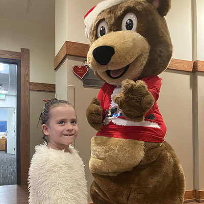 2024 Radiothon - Charlie and KOSI bear